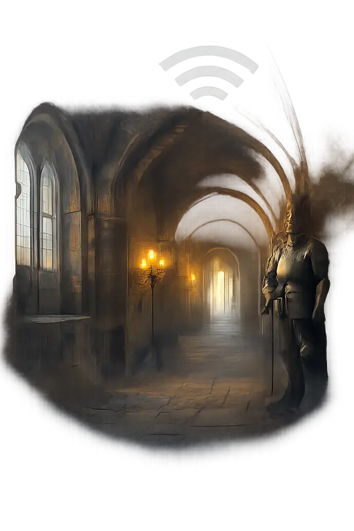 Interior of a heritage venue supported by discreet modern systems